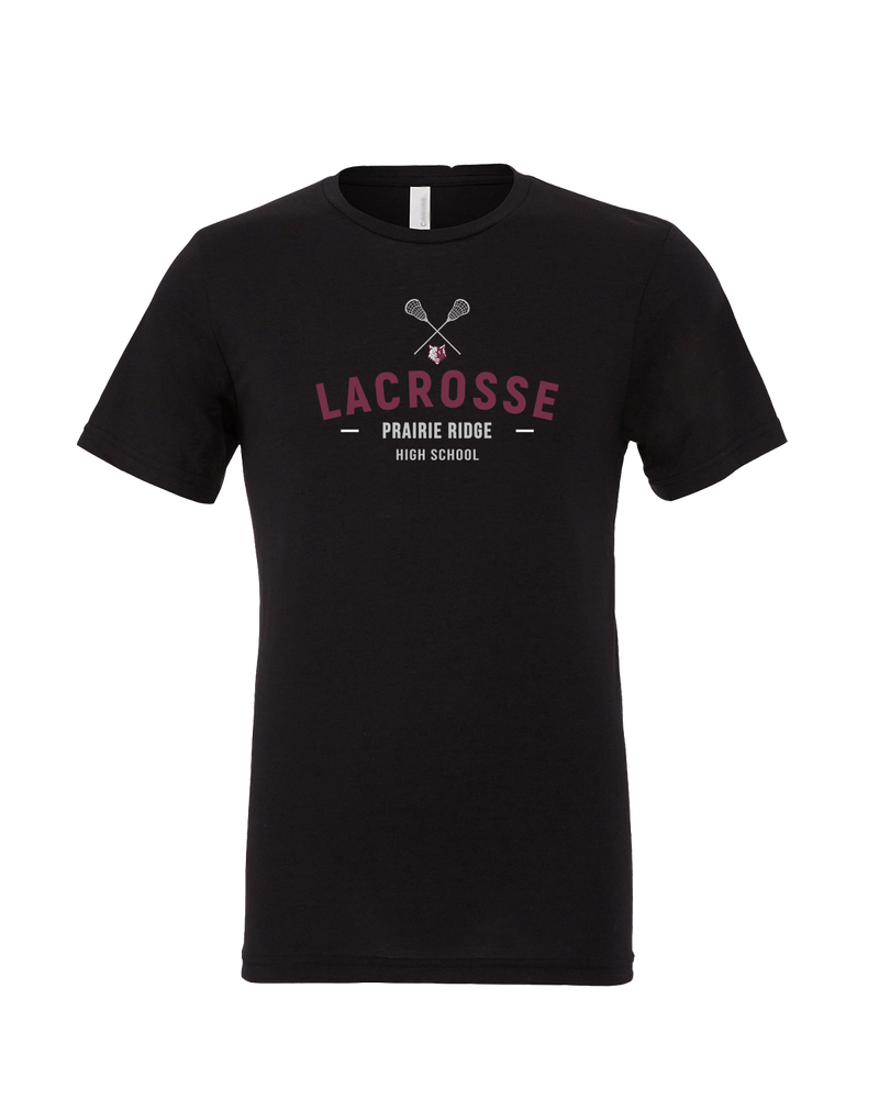 Prairie Ridge HS Lacrosse - Mens Tri Blend Shirt