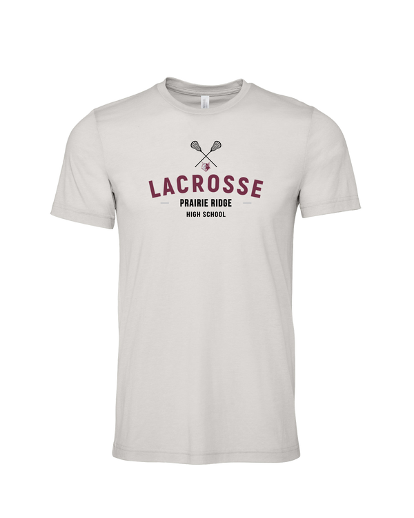 Prairie Ridge HS Lacrosse - Mens Tri Blend Shirt