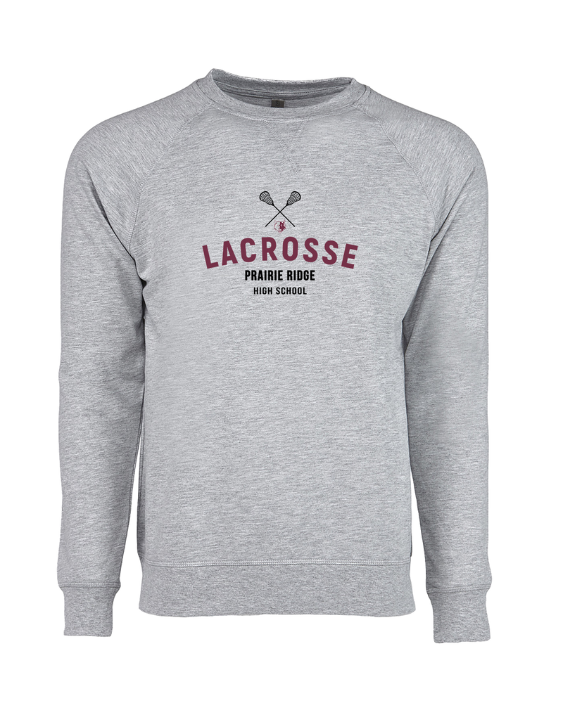 Prairie Ridge HS Lacrosse - Crewneck Sweatshirt