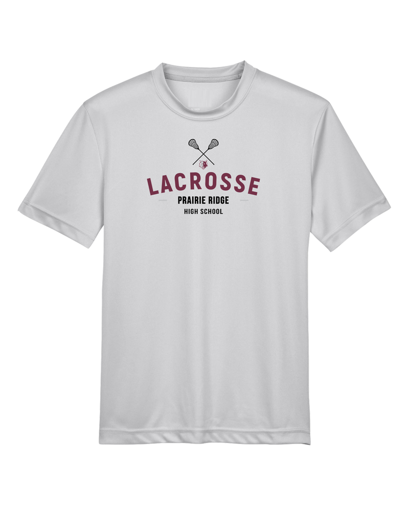 Prairie Ridge HS Lacrosse - Youth Performance T-Shirt