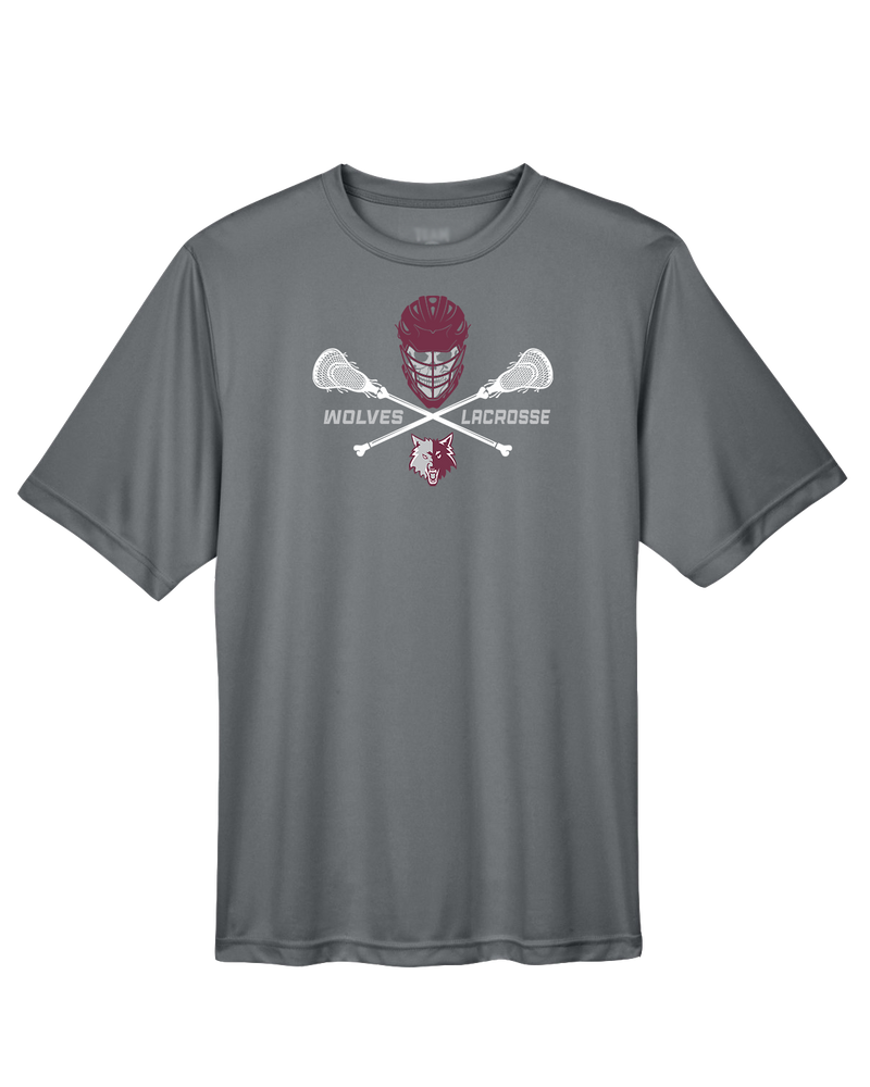 Prairie Ridge HS Sticks & Helmet - Performance T-Shirt