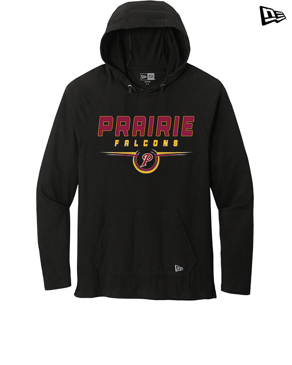Prairie HS Football Design - New Era Tri-Blend Hoodie