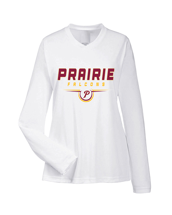 Prairie HS Football Design - Womens Performance Longsleeve
