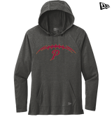 Prairie HS Football Laces - New Era Tri-Blend Hoodie