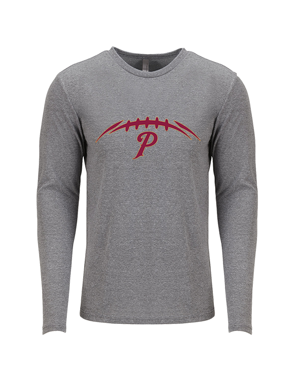 Prairie HS Football Laces - Tri-Blend Long Sleeve
