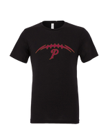 Prairie HS Football Laces - Tri-Blend Shirt