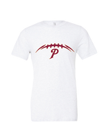 Prairie HS Football Laces - Tri-Blend Shirt