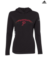 Prairie HS Football Laces - Womens Adidas Hoodie