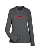 Prairie HS Football Laces - Womens Performance Longsleeve