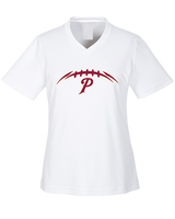 Prairie HS Football Laces - Womens Performance Shirt