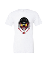 Prairie HS Football Skull Crusher - Tri-Blend Shirt