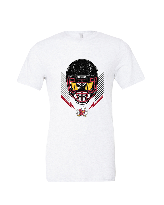Prairie HS Football Skull Crusher - Tri-Blend Shirt