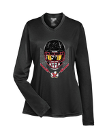 Prairie HS Football Skull Crusher - Womens Performance Longsleeve