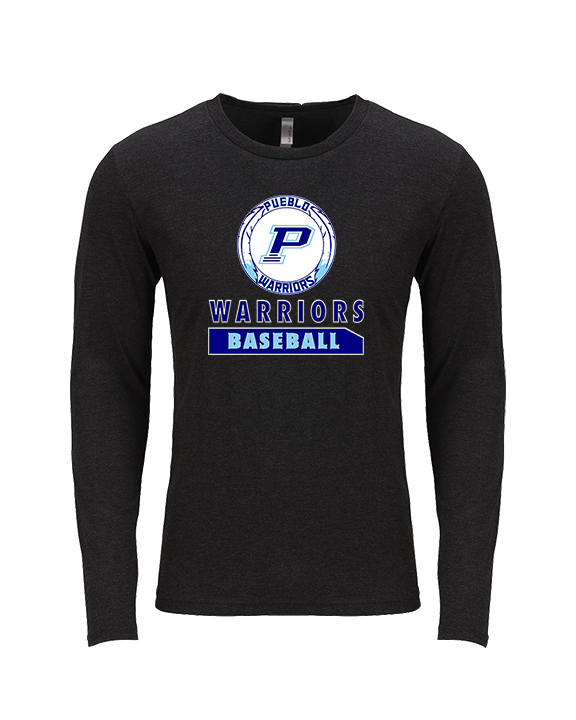 Pueblo Athletic Booster Baseball Baseball - Tri-Blend Long Sleeve