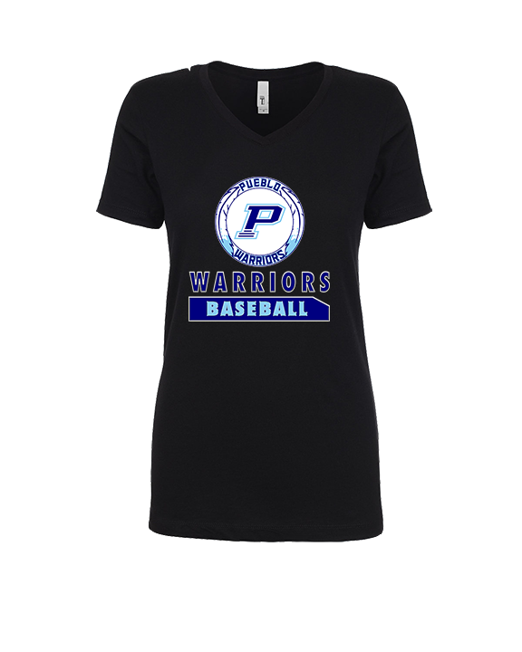 Pueblo Athletic Booster Baseball Baseball - Womens Vneck