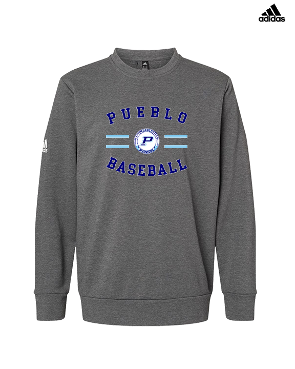 Pueblo Athletic Booster Baseball Curve - Mens Adidas Crewneck