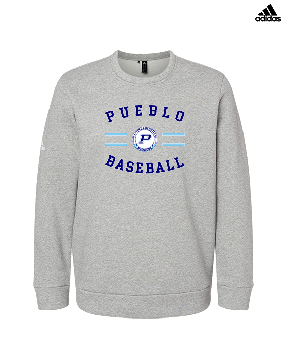 Pueblo Athletic Booster Baseball Curve - Mens Adidas Crewneck