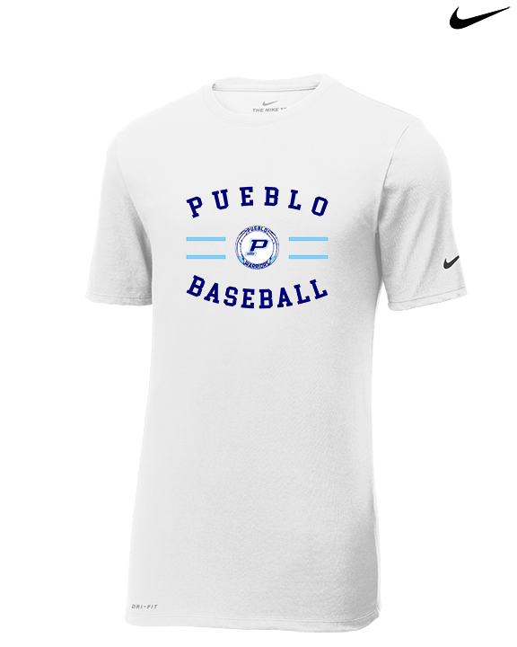 Pueblo Athletic Booster Baseball Curve - Mens Nike Cotton Poly Tee