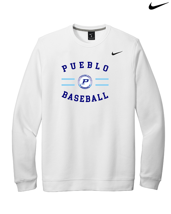 Pueblo Athletic Booster Baseball Curve - Mens Nike Crewneck