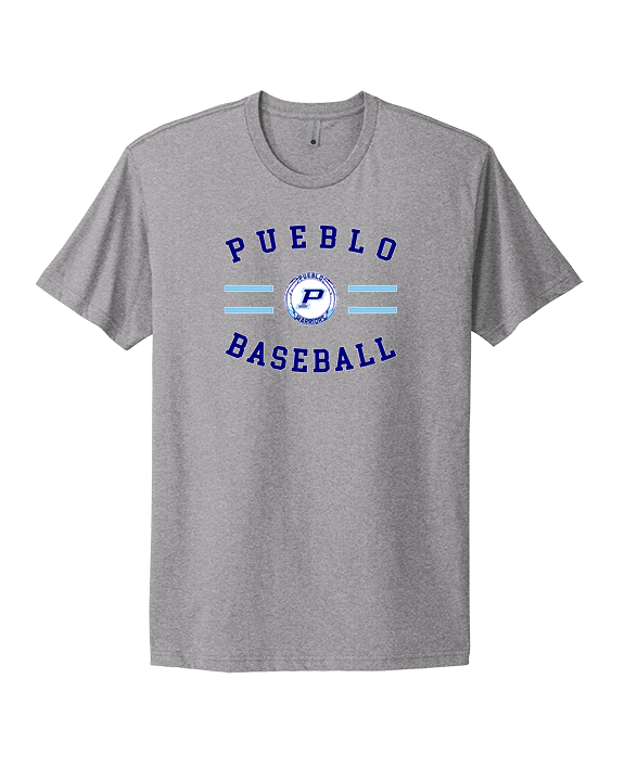 Pueblo Athletic Booster Baseball Curve - Mens Select Cotton T-Shirt