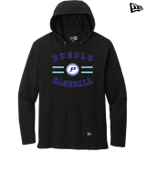 Pueblo Athletic Booster Baseball Curve - New Era Tri-Blend Hoodie