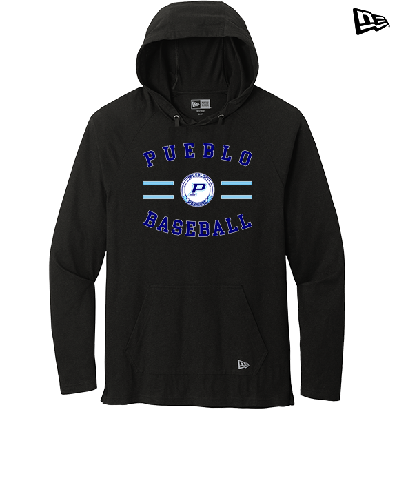 Pueblo Athletic Booster Baseball Curve - New Era Tri-Blend Hoodie