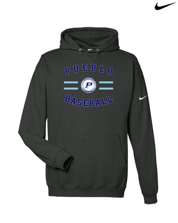 Pueblo Athletic Booster Baseball Curve - Nike Club Fleece Hoodie