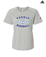 Pueblo Athletic Booster Baseball Curve - Womens Adidas Performance Shirt