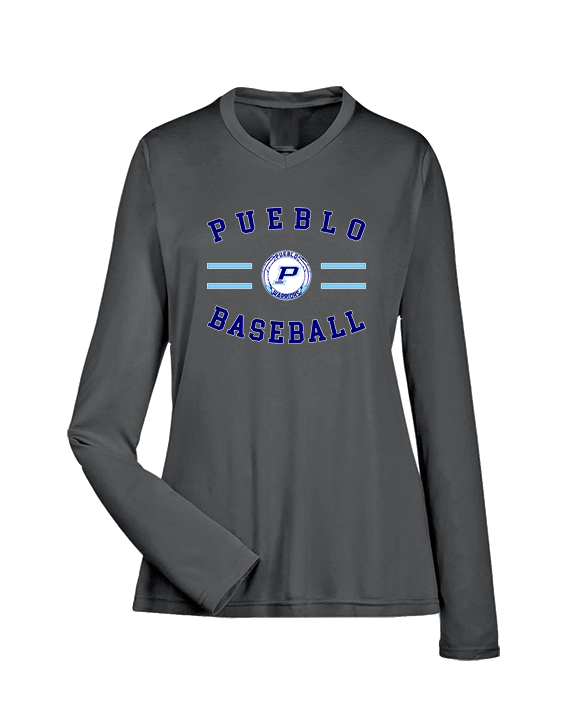 Pueblo Athletic Booster Baseball Curve - Womens Performance Longsleeve