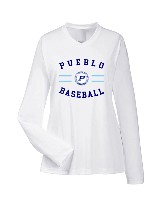 Pueblo Athletic Booster Baseball Curve - Womens Performance Longsleeve