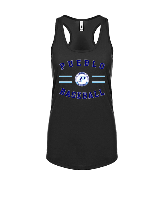 Pueblo Athletic Booster Baseball Curve - Womens Tank Top