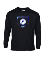 Pueblo Athletic Booster Baseball Plate - Cotton Longsleeve