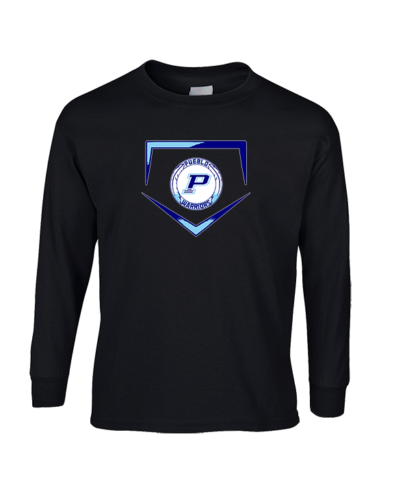 Pueblo Athletic Booster Baseball Plate - Cotton Longsleeve