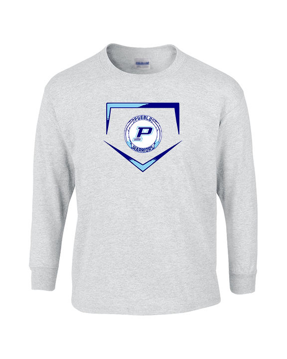 Pueblo Athletic Booster Baseball Plate - Cotton Longsleeve