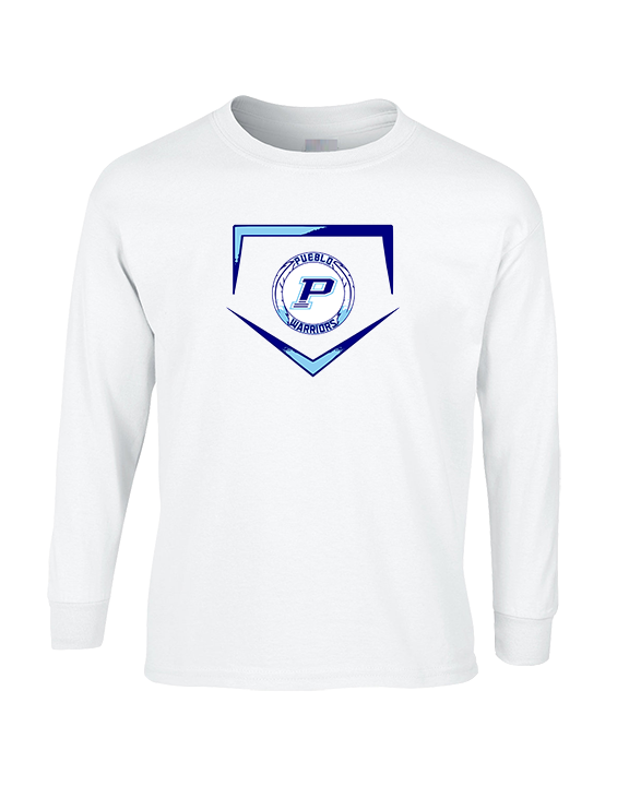 Pueblo Athletic Booster Baseball Plate - Cotton Longsleeve