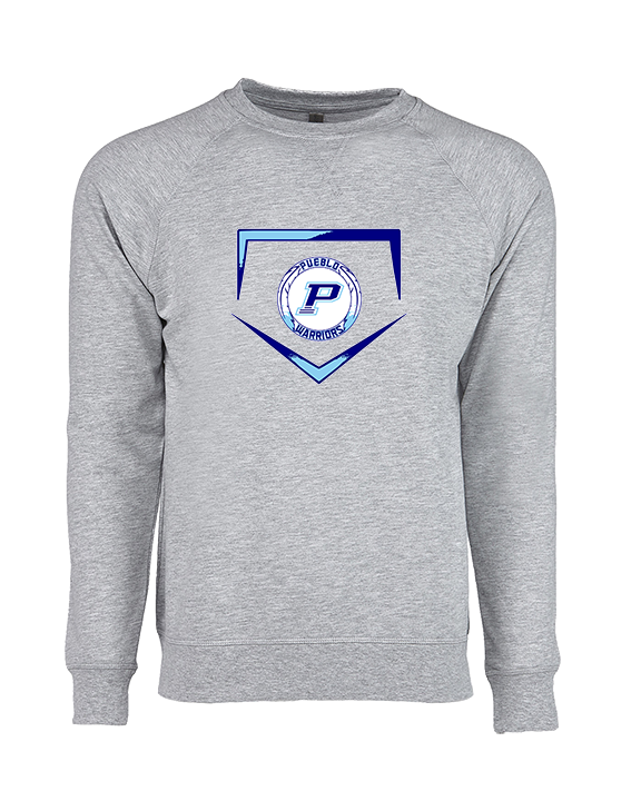 Pueblo Athletic Booster Baseball Plate - Crewneck Sweatshirt