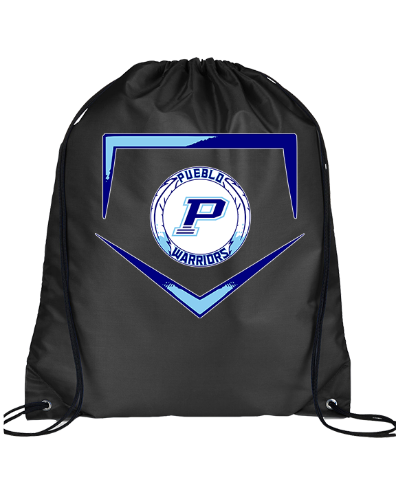 Pueblo Athletic Booster Baseball Plate - Drawstring Bag