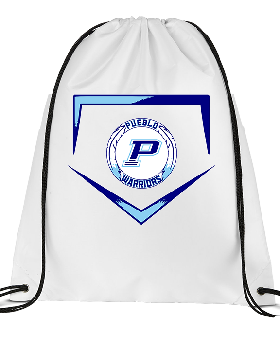 Pueblo Athletic Booster Baseball Plate - Drawstring Bag