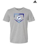 Pueblo Athletic Booster Baseball Plate - Mens Adidas Performance Shirt