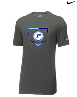 Pueblo Athletic Booster Baseball Plate - Mens Nike Cotton Poly Tee