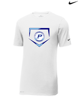 Pueblo Athletic Booster Baseball Plate - Mens Nike Cotton Poly Tee