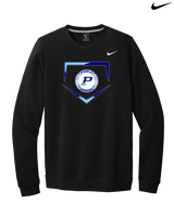 Pueblo Athletic Booster Baseball Plate - Mens Nike Crewneck