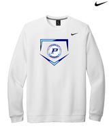 Pueblo Athletic Booster Baseball Plate - Mens Nike Crewneck