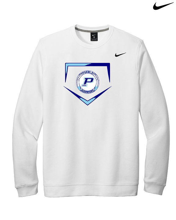 Pueblo Athletic Booster Baseball Plate - Mens Nike Crewneck