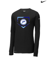 Pueblo Athletic Booster Baseball Plate - Mens Nike Longsleeve