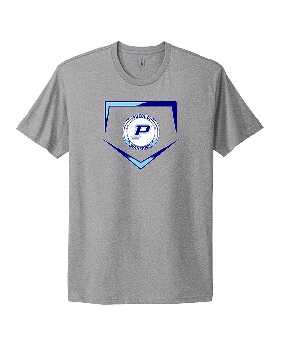 Pueblo Athletic Booster Baseball Plate - Mens Select Cotton T-Shirt