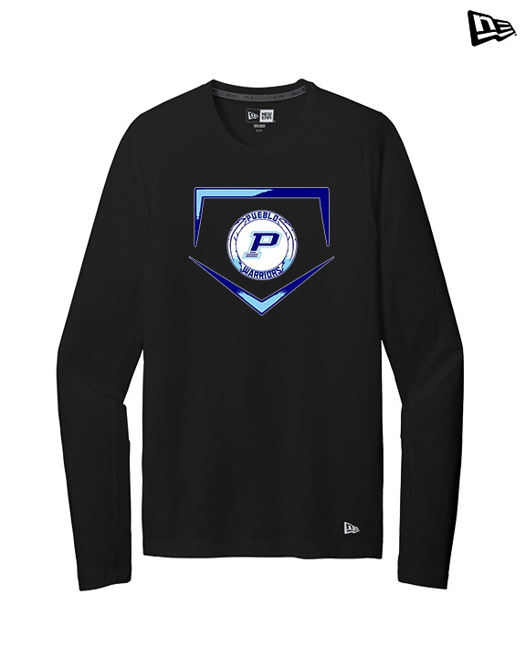 Pueblo Athletic Booster Baseball Plate - New Era Performance Long Sleeve