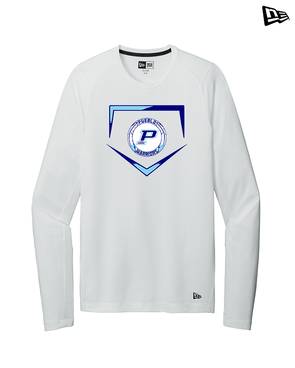 Pueblo Athletic Booster Baseball Plate - New Era Performance Long Sleeve