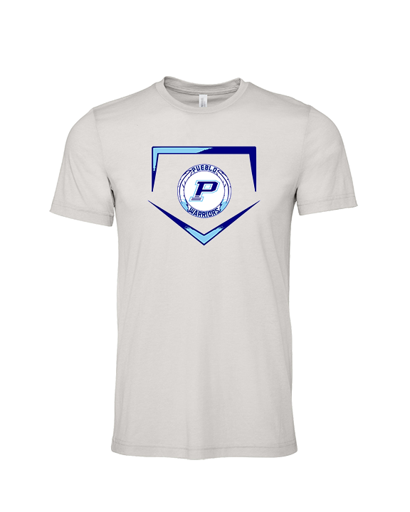 Pueblo Athletic Booster Baseball Plate - Tri-Blend Shirt