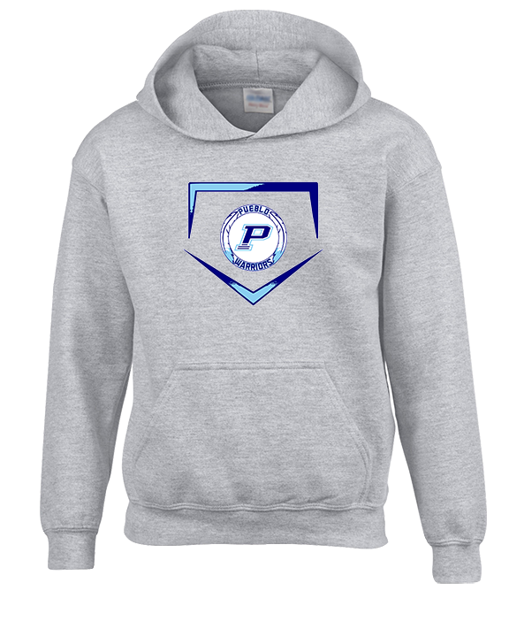Pueblo Athletic Booster Baseball Plate - Unisex Hoodie